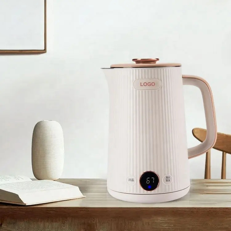 AECCN Wholesale Smart Electric Tea Pot Boiling Water Hot Electric Kettle Stainless Steel For Household