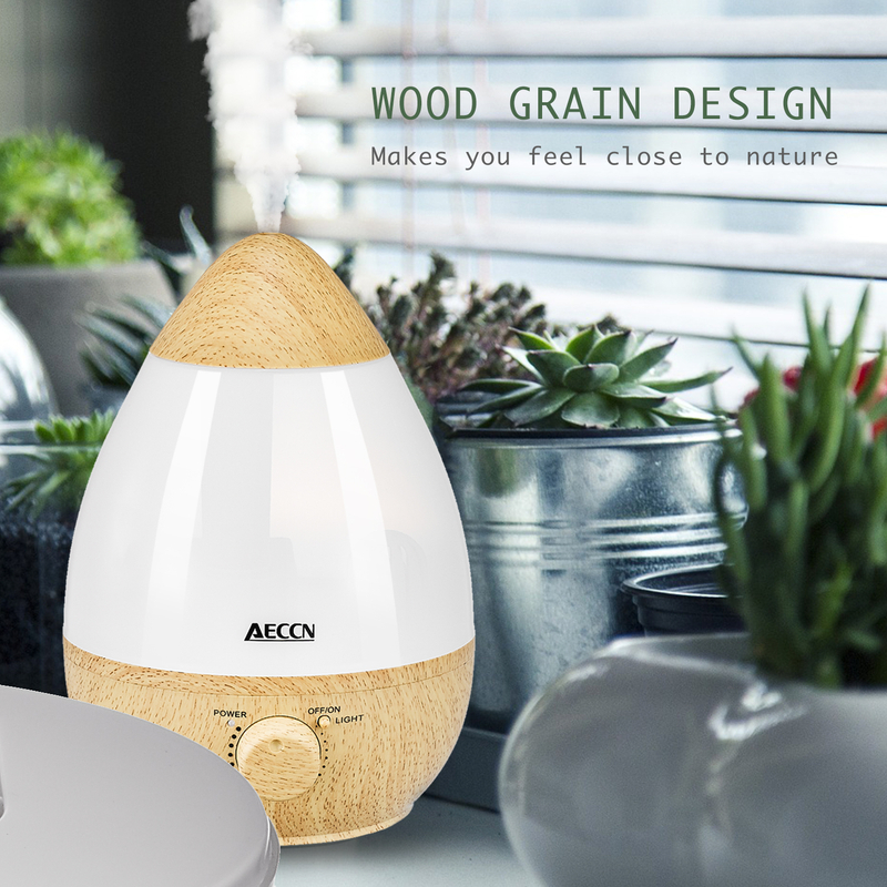 Manual Control LED Light Air Humidifer